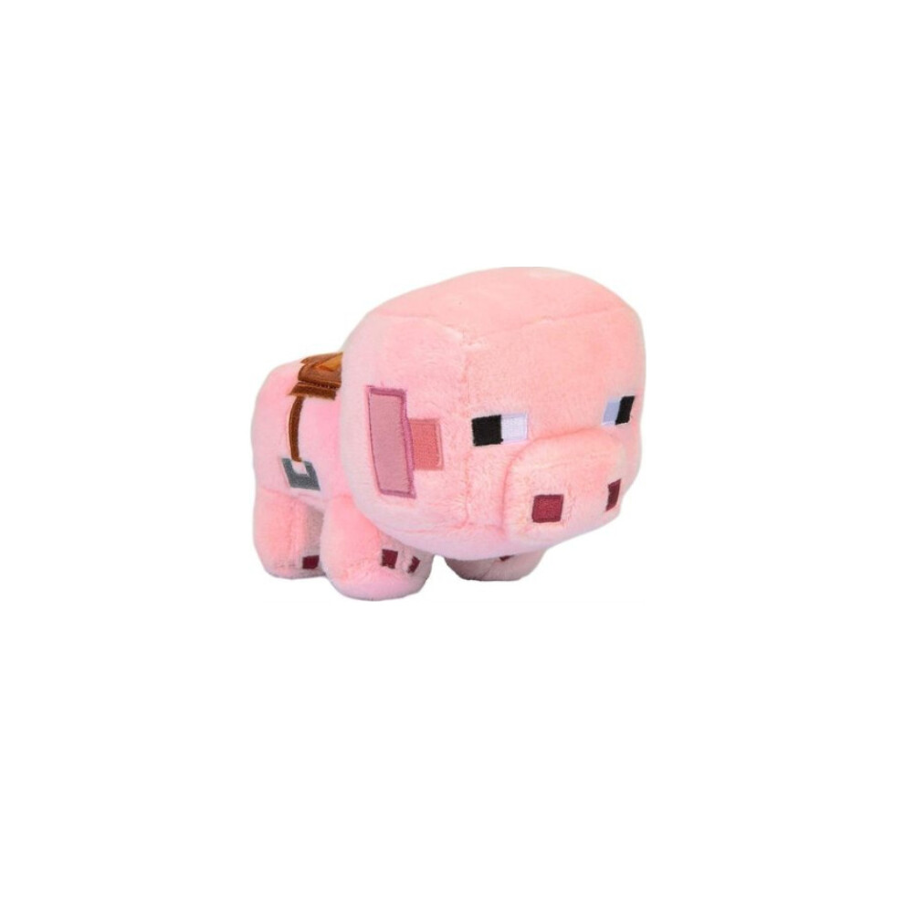 ( Pig 18Cm) Minecraft Plush Plush Children's Plush Toys Pixel Dolls Pink