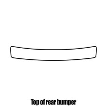 Audi Q7 - 2005 to 2015 - Rear bumper protection film - PPF