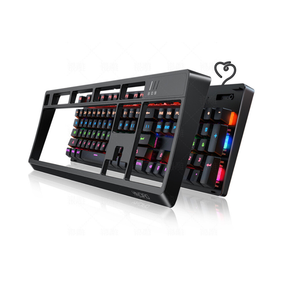 Photos - Keyboard K54 104 Keys Blue Switches Wired USB  Programmable Gaming Removable Keyboard for PC Gamer Computer Desktop
