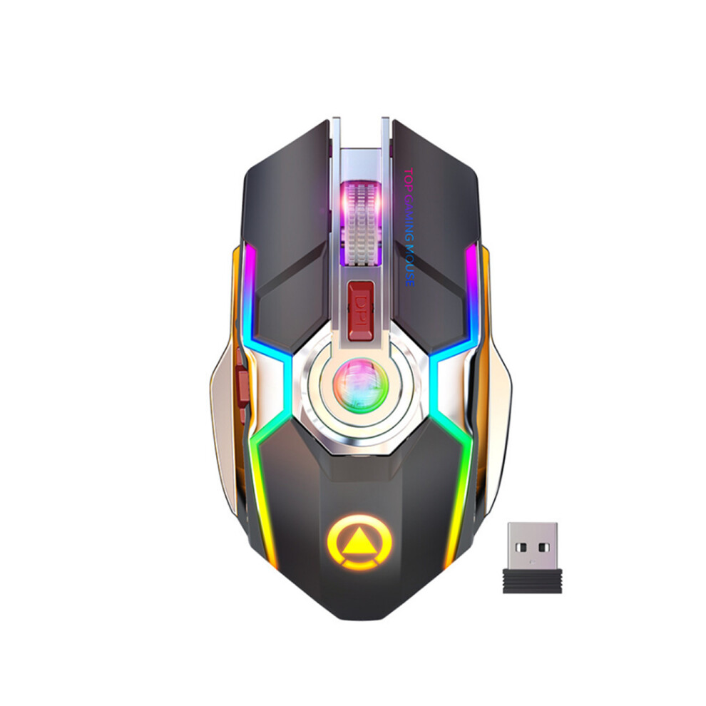 P04 Wireless Mouse Charging Game Rgb Luminous Mute Mice Computer Accessories Portable Design For Windows Ios And Android Tablet 750910244505