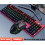 K65 104-key Red Real Manipulator Feel Wired Keyboard and Mouse Set Desktop Computer Notebook Gaming Home Office Keyboard 2