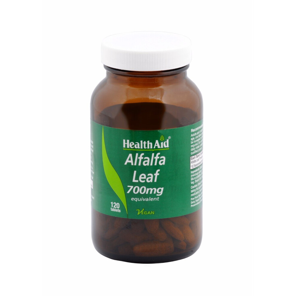 Health Aid Alfalfa 700Mg Equivalent, 120 Tablets