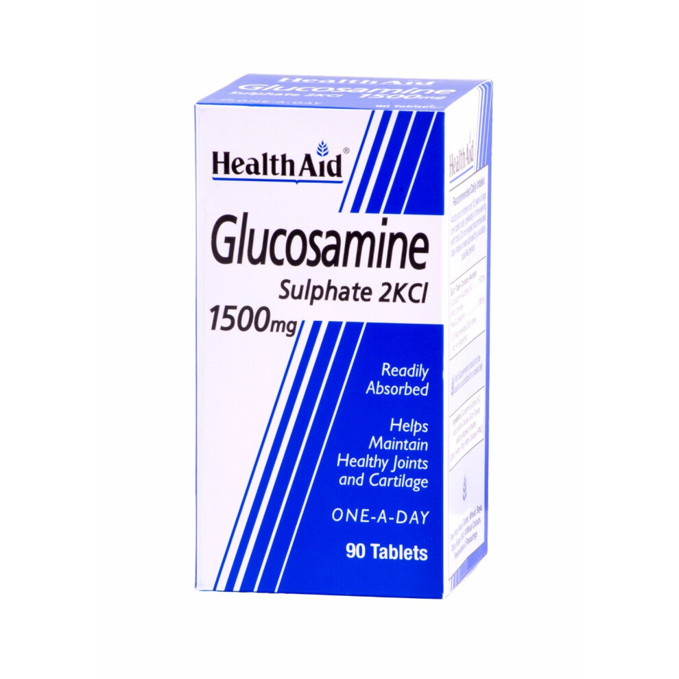 Health Aid Glucosamine Sulphate 2KCl 1500mg, 90 Tablets