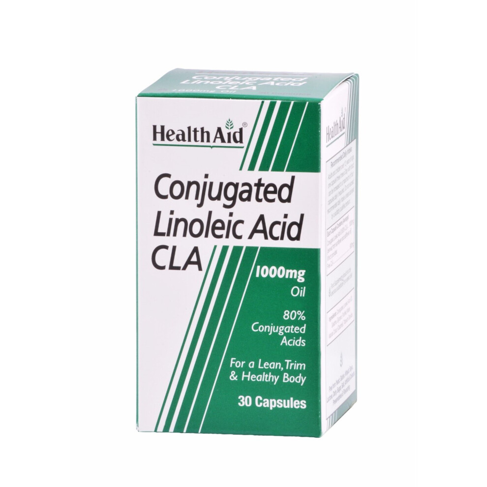 Health Aid Cla (Conjugated Linoleic Acid) 1000Mg, 30 Capsules