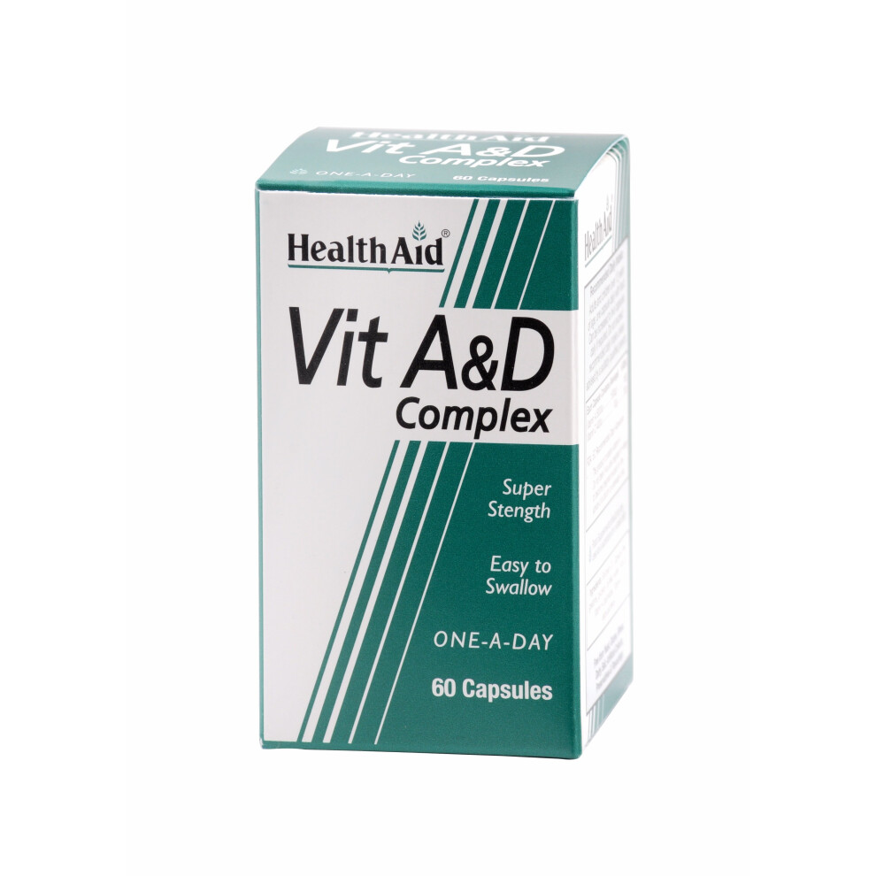 Health Aid Vit A & D Complex, 60 Capsules