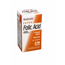 Health Aid Folic Acid 400ug (9 month supply), 270 Tablets