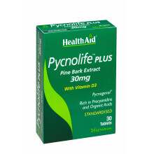 Health Aid Pycnolife Plus - Blister, 30 Tablets