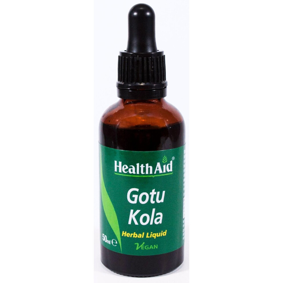 Health Aid Gotu Kola (Hydrocotyle Asiatica) Liquid, 50Ml