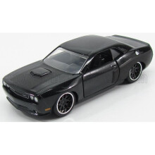 Jada Dodge Dom's Challenger Srt8 2008 Fast & Furious Vi Matt Black - 1:32