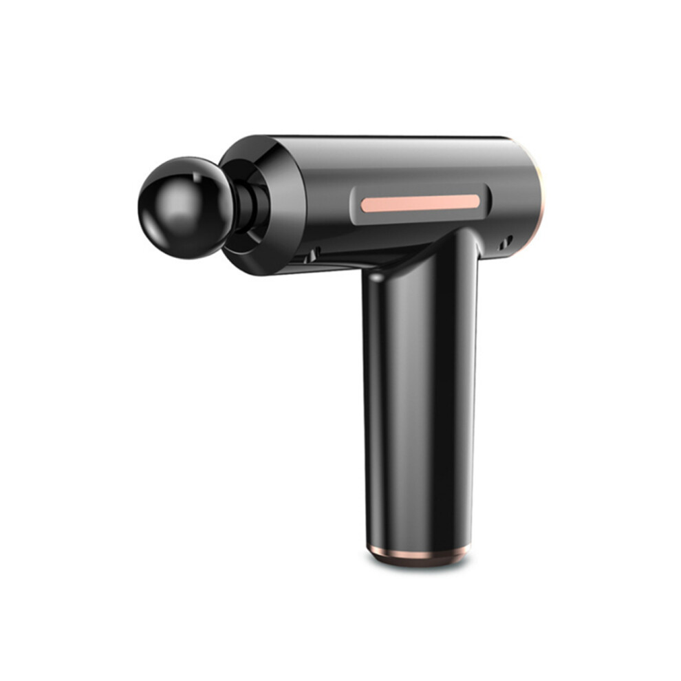 Dsport Black M34 Button Fascia Gun Deep Muscle Relaxation Electric Massager Home Vibration Massage Gun Fitness Exercise Neck Membrane Gun