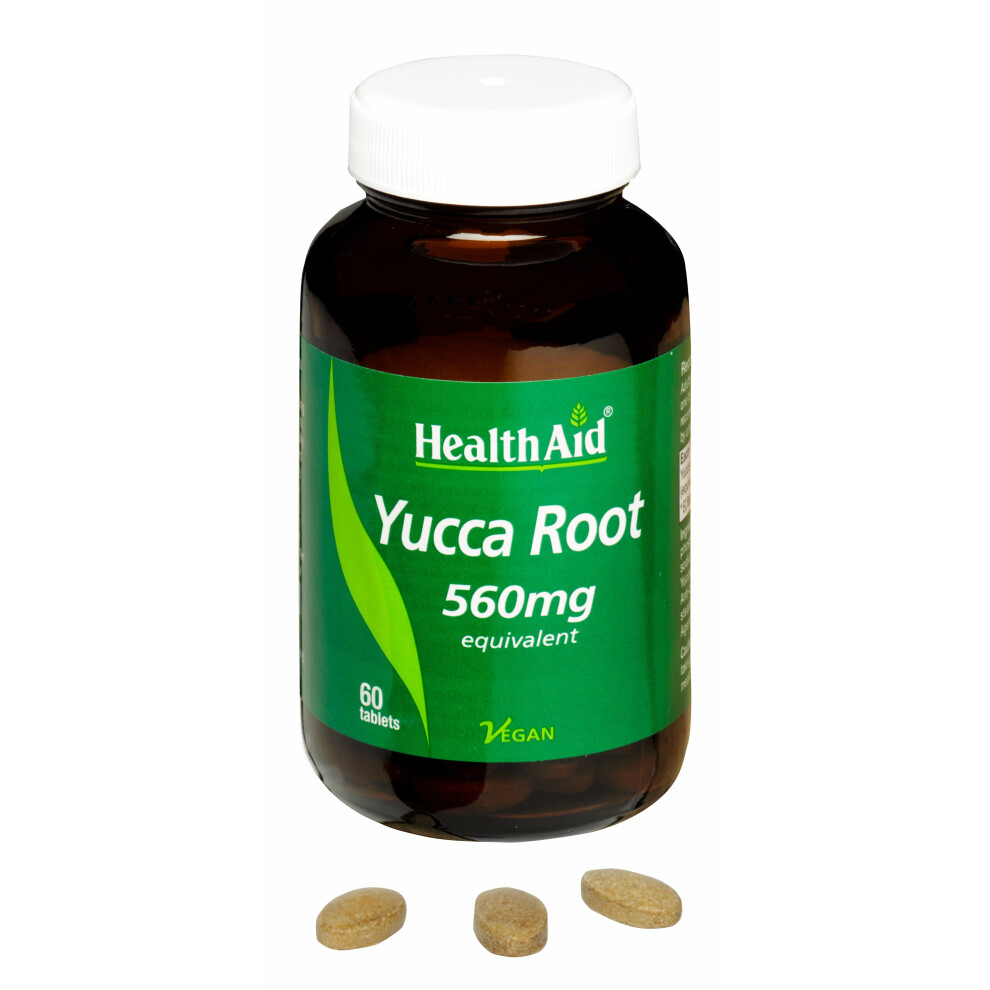 Health Aid Yucca Root Extract 560Mg - Standardised, 60 Tablets
