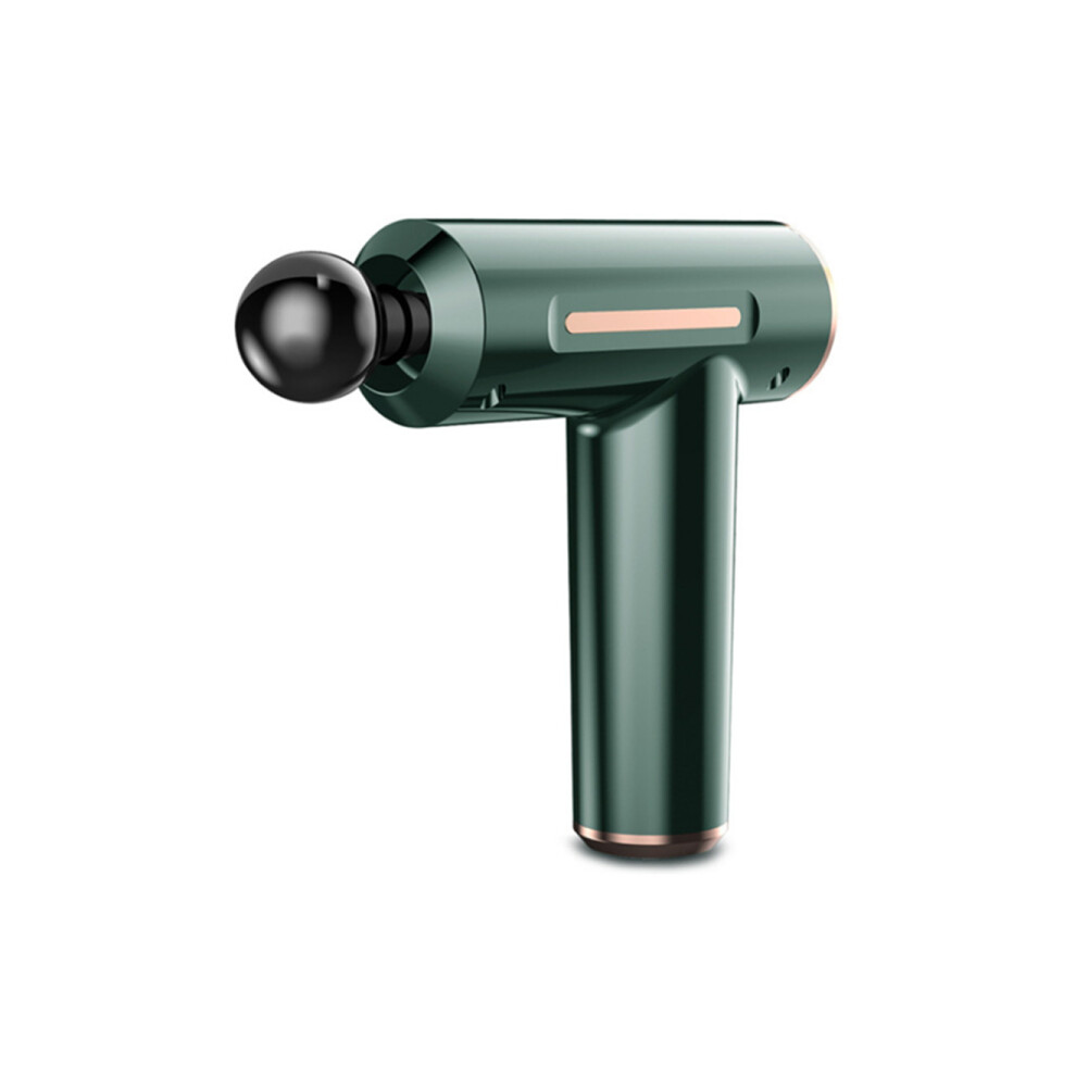 Dsport Green M35 Button Fascia Gun Deep Muscle Relaxation Electric Massager Home Vibration Massage Gun Fitness Exercise Neck Membrane Gun