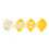 E09 3PCS Household Multi-function Egg Cutting and Preserved Eggs Fancy All Two Loose Flower Eggs Multi-petal Egg Press Kitchen Gadgets 2