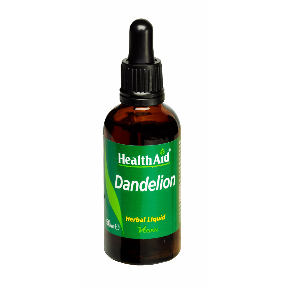 Health Aid Dandelion (Taraxacum officinale) Liquid, 50ml