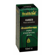 Health Aid Amber Oil (Pinus succinefera), 10ml — Pure Essential Oil for Bath, Diffuser & Custom Massage Blends