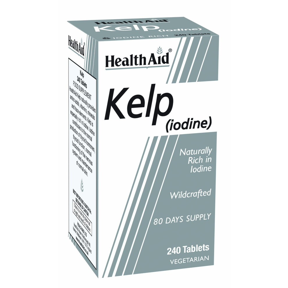 Health Aid Kelp (Iodine), 240 Tablets