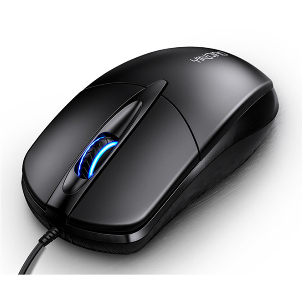 P23 Colorful Luminous Usb Wired Business Mice Computer Accessories Office Portable Design For Windows Ios And Android Tablet Light 750910244697