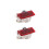 X02 2PCS Car Door Logo Light Courtesy Projector Laser Welcome Lights Shadow Light Lamps Accessories for Benz Welcome Light 2
