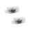 X04 2PCS Car Door Logo Light Courtesy Projector Laser Welcome Lights Shadow Light Lamps Accessories for Toyota Welcome Light 1