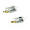 X09 2PCS Car Door Logo Light Courtesy Projector Laser Welcome Lights Shadow Light Lamps Accessories for Opel Welcome Light 2