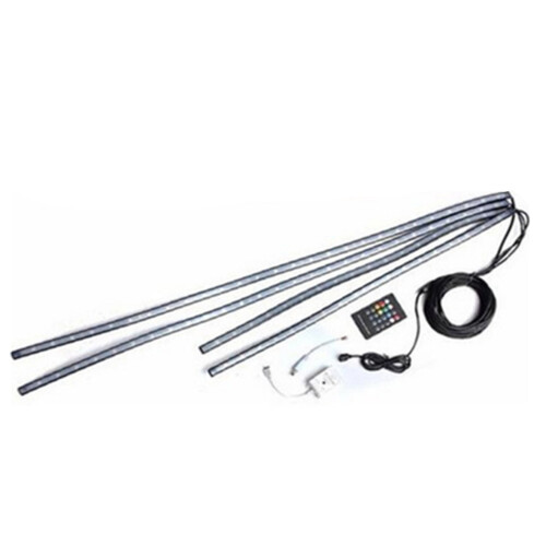 S05 1 to 4 60*90cm Car RGB Colorful Remote Control Music Sound Control Light Atmosphere Light Chassis Light Waterproof Light