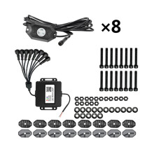 S02 1 to 8 RGB Car Chassis Light Car Atmosphere Light Car Bottom Light RGB Off-road Modified Car Light Led Rock Light