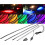 S06 1 to 4 90*120cm Car LED Voice Control Atmosphere Light Remote Control Chassis Light Decoration Light Colorful Atmosphere Light 3
