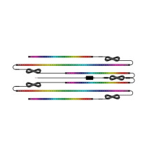 S09 1 to 6 Car Remote Control Symphony Chassis Light Colorful APP Modified Streamer Marquee RGB Car Music Rhythm Decorative Light
