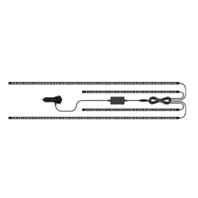 S19 1 to 4 Car Chassis Light Streamer Marquee Strip Decorative Atmosphere Light Led Neon Light Chassis Lamp APP Control