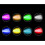 S12 1 to 4 Car Atmosphere Lamp Foot Sole Lamp Atmosphere Lamp 48smd Colorful Remote Control Sound Control Lamp Music Rhythm Lighting 2