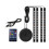 S33 1 to 4 12led Lamp with USB Bluetooth Sound Control Car Atmosphere Light RF Wireless Car Colorful Flexible Light Bar 1
