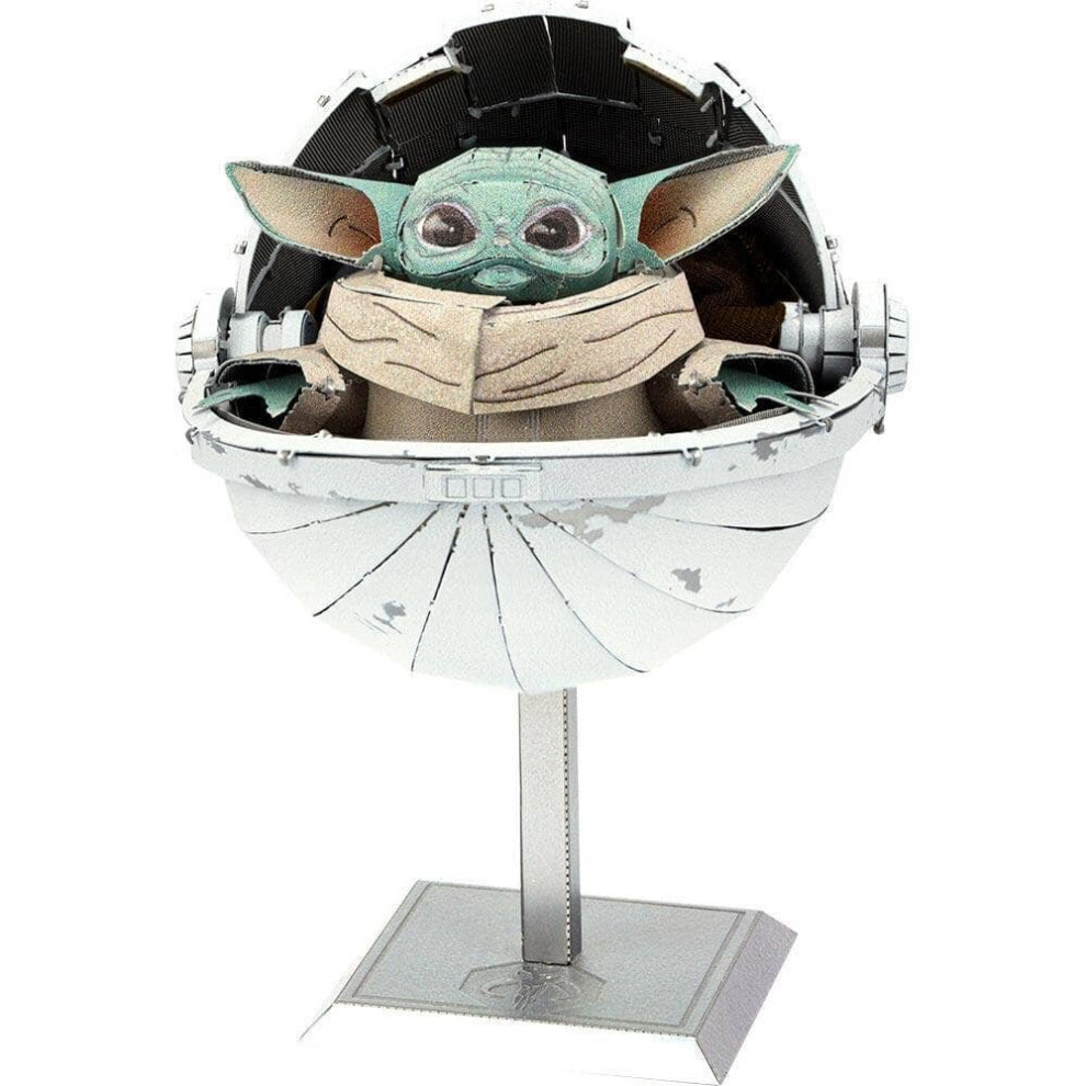 Star Wars The Mandalorian The Child Grogu in Cradle Metal Earth Colour Puzzle-image-OPC-P8C5B88-NEW