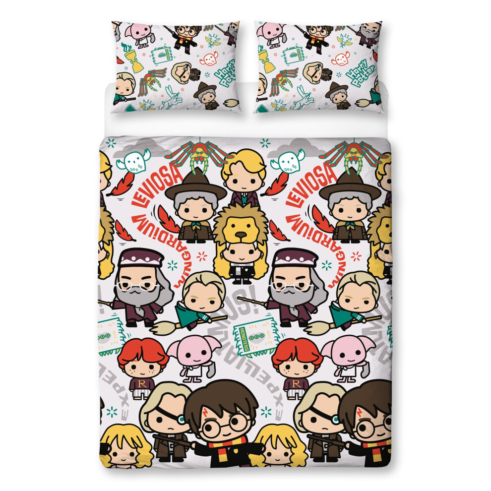 Harry Potter Scene Double Duvet Cover And Pillowcase Set