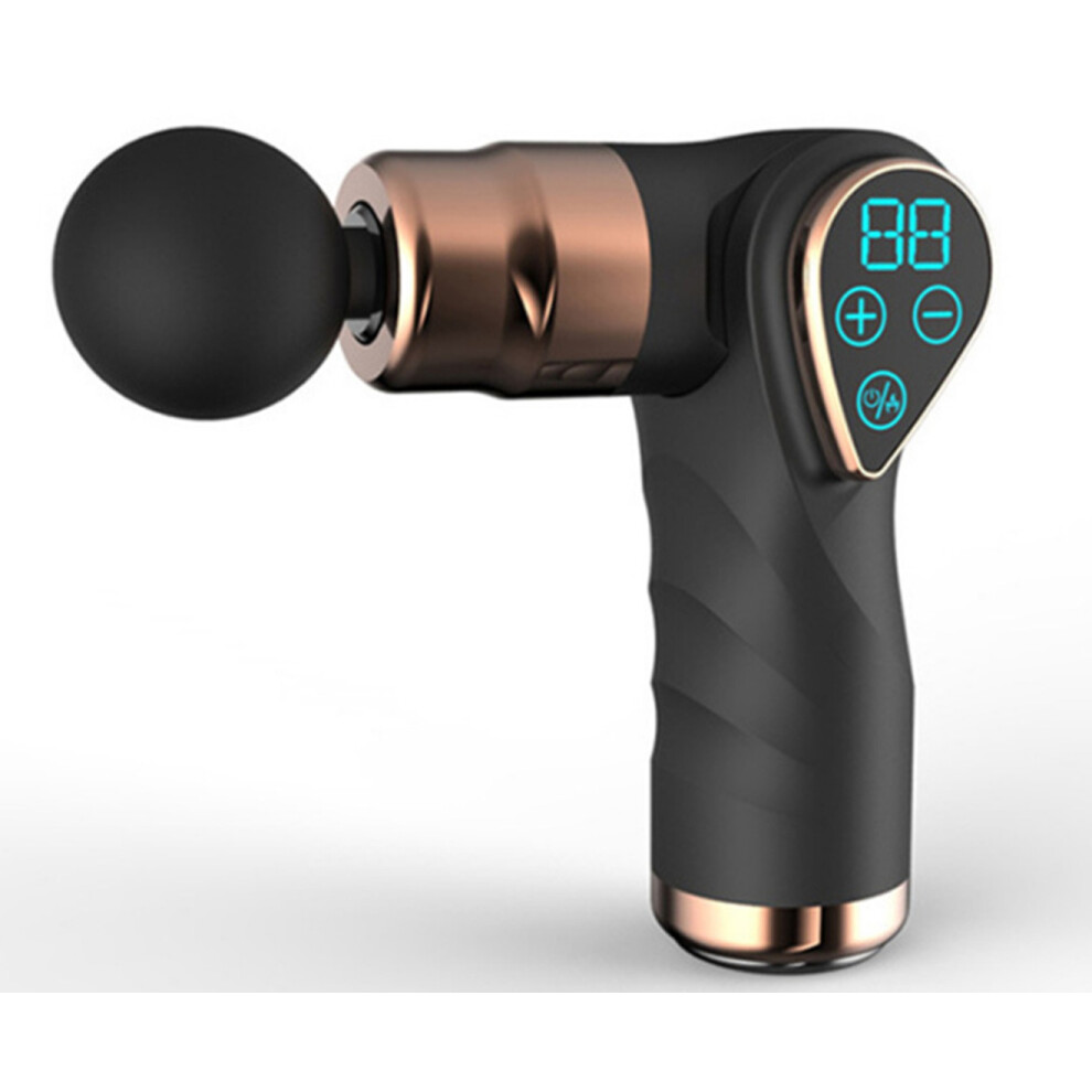 Dsport Black M25 Hot Compression Folding Fascia Gun Massage Gun Muscle Relaxer Neck Membrane Gun Mini Fascia Gun Electric Massager