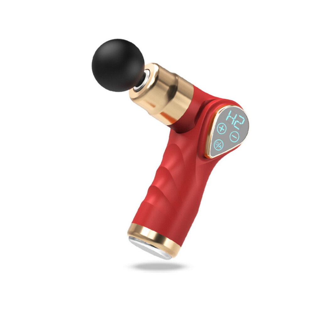 Dsport Red M26 Hot Compression Folding Fascia Gun Massage Gun Muscle Relaxer Neck Membrane Gun Mini Fascia Gun Electric Massager