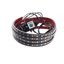 S28 1 to 4 Colorful Mobile Phone APP Control Voice Control Light Atmosphere Light Car Chassis Light Atmosphere Light