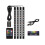 S31 1 to 4 Car Ambient Light USB Sound Control Waterproof Soft Light with Car Colorful RGB Foot Pad Decorative Light Bar 1