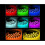 S28 1 to 4 Colorful Mobile Phone APP Control Voice Control Light Atmosphere Light Car Chassis Light Atmosphere Light 3