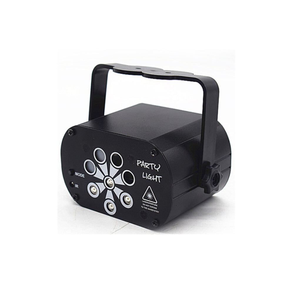 8-hole Laser Light Stage Lights Party Laser Lights for Disco DJ Laser Light with Remote Control Sound Activated Strobe for Birthday