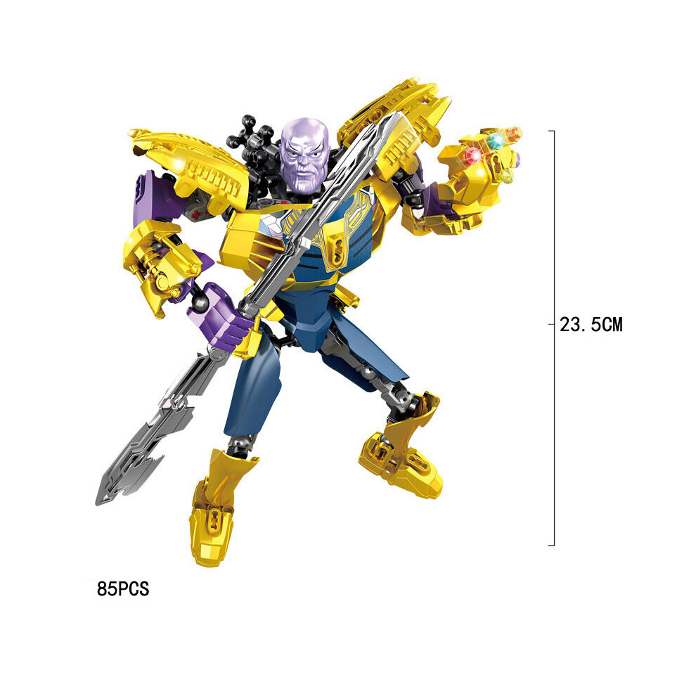(Thanos) Marvel Avengers Minifigure Joints Operable Lego Building Blocks Kids Gift