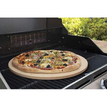 (13" Round Pizza Stone) Pizza Naan Bread Oven BBQ Grill Baking Stone