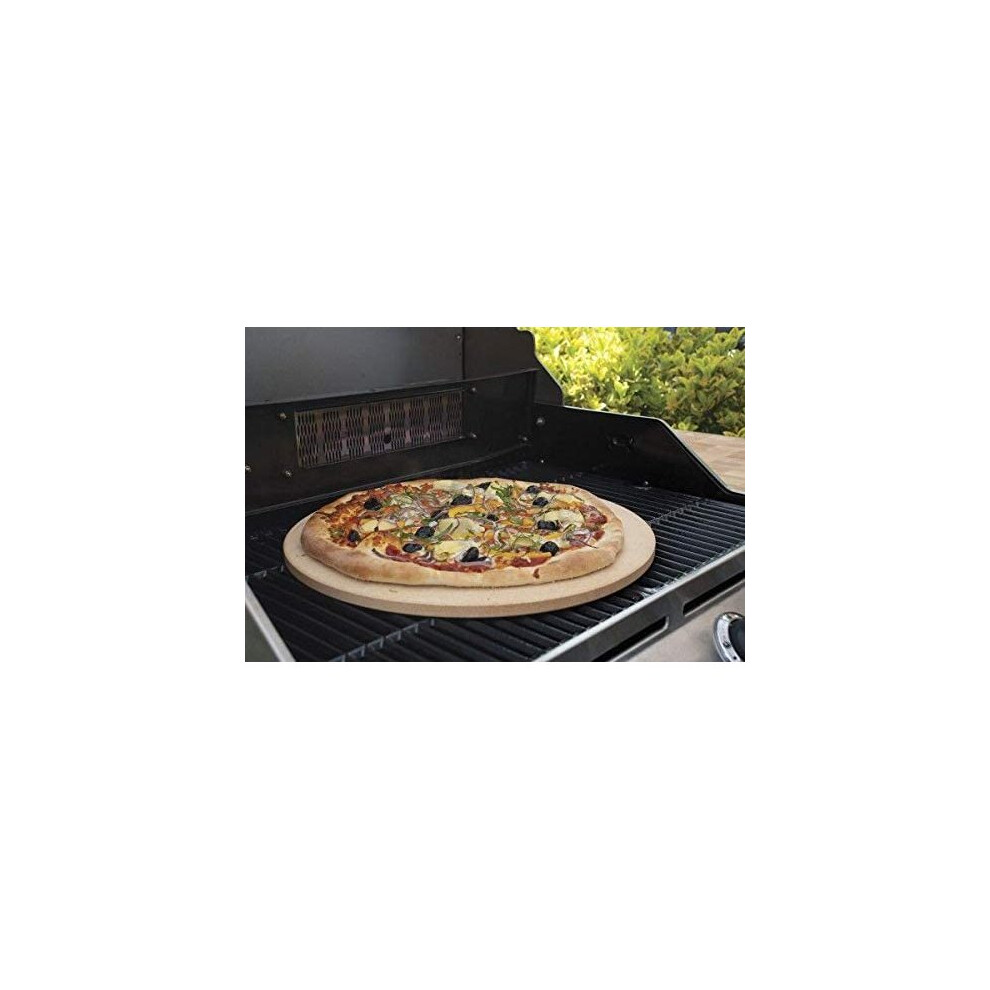 Chabrias Ltd (13" Round Pizza Stone) Pizza Naan Bread Oven Bbq Grill Baking Stone