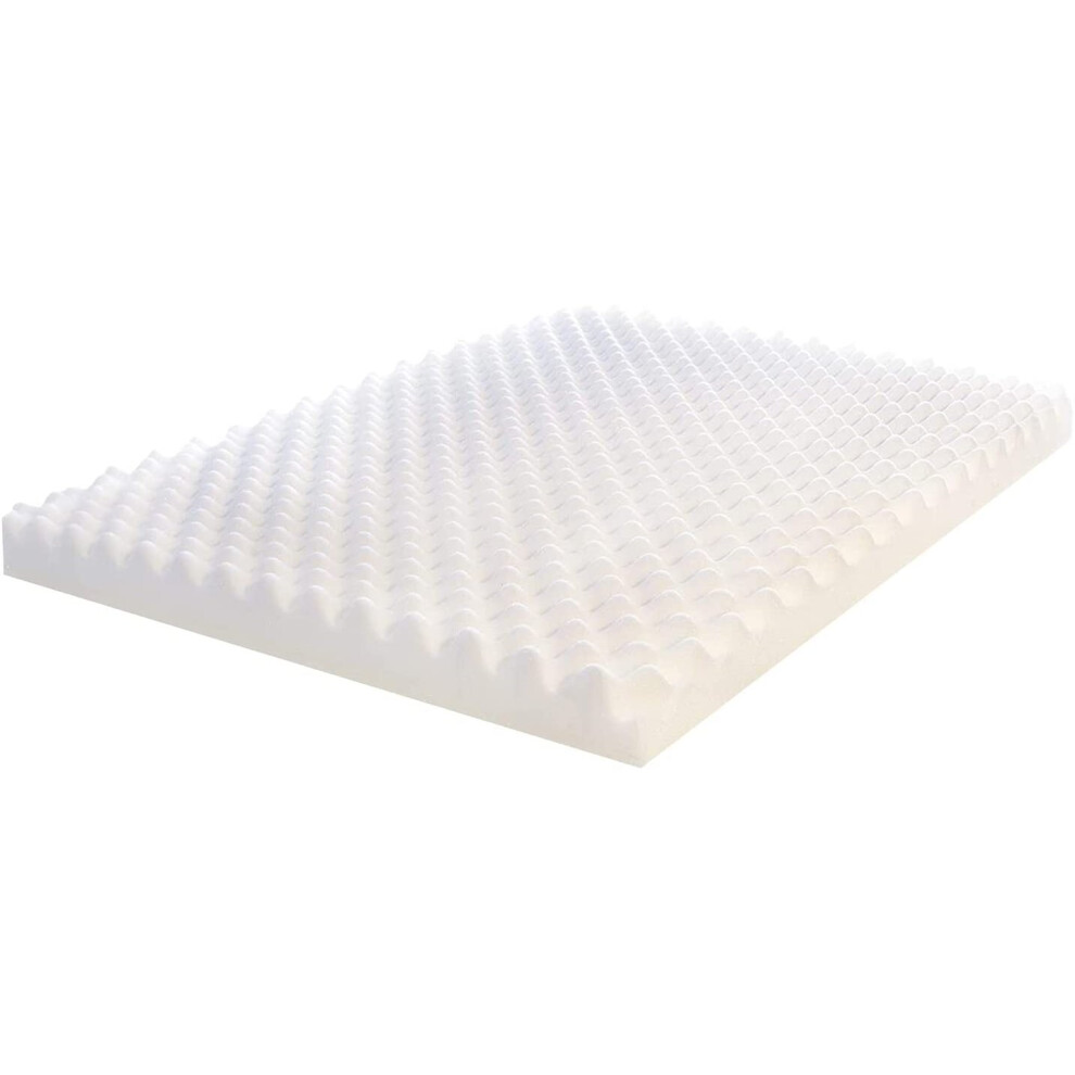 (60 x 90 x 7.5 cm) Egg Box Memory Foam Cut Off For Dog Beds/Pads