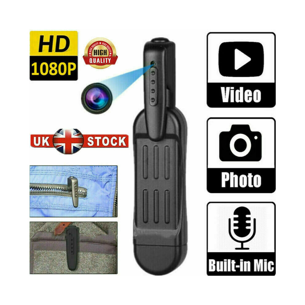 1080P Hd Pocket Pen Camera Hidden Spy Mini Portable Body Video Recorder Dvr 607986429759