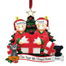 (Member of 2) Christmas Tree Ornament 2020 Family Xmas Lockdown