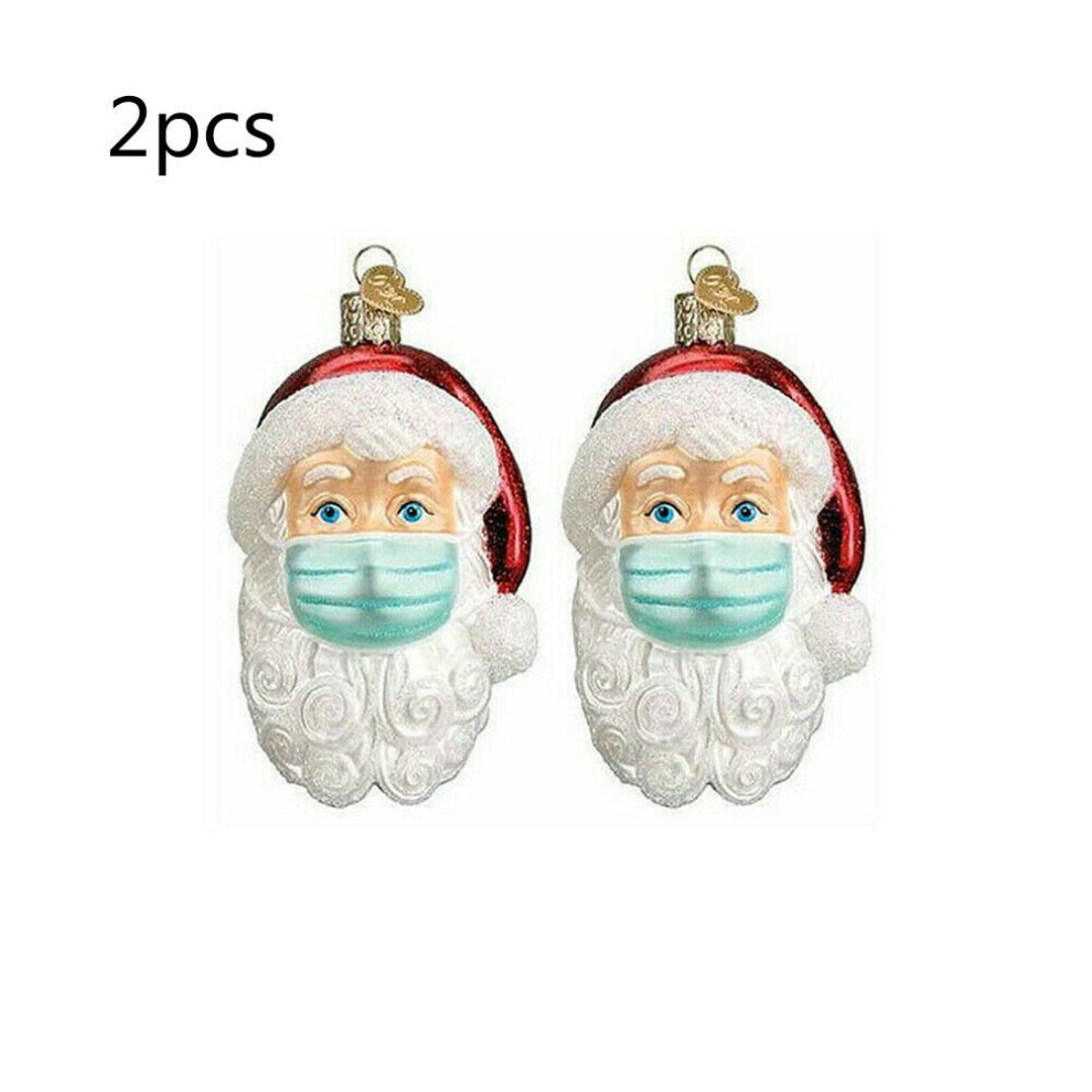 (2pcs) Christmas Tree Ornament 2020 Family Xmas Lockdown