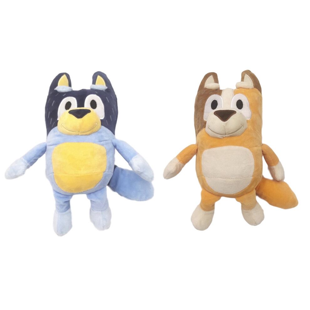 (Mum+Dad) 1-2PCS Bluey and Bingo Dog Family 28cm Plush Toy Kids Gift