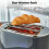 Tower Tower Stylish Kitchen BELLE  Graphite Grey 2 Slice Toaster 5