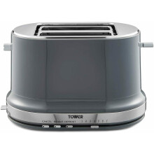 Tower Stylish Kitchen BELLE  Graphite Grey 2 Slice Toaster