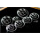 MODIFIX_CO_UK BMW ALL BLACK Emblem Badge 7pcs Set: Front + Rear + Centre Caps + Decal 3